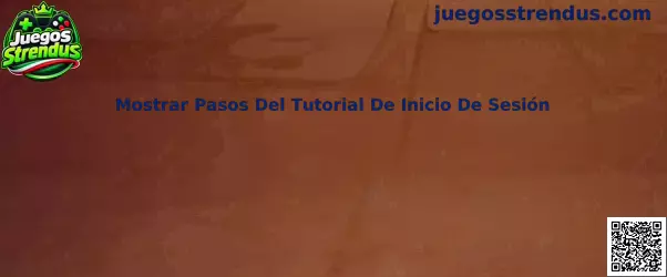 Mostrar pasos del tutorial de inicio de sesión