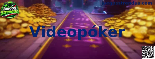 Representación de una partida digital de Videopóker de Juegos Strendus